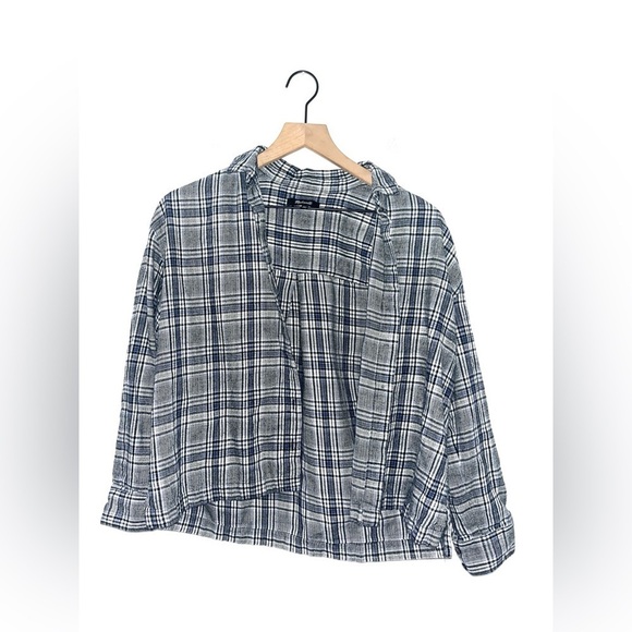 MADEWELL Flannel Westlake Shirt in Dubin Plaid in Size XS - Picture 7 of 10